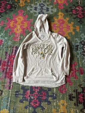 Fanatics Light Beige Green Bay Packers Pullover Hoodie